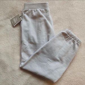 TNA Aritiza Mega Piped Sweatpants - Size small Mirror Blue (sold out)